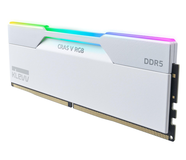 KLEVV 32GB (2x16GB) 6400 CL30 Cras V White RGB - 1580889 - zdjęcie 7
